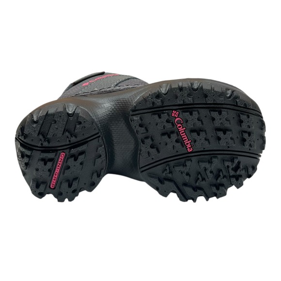 Columbia Rope Tow III Toddler Girls Waterproof Snow Boots Size 8 Pink Gray Black - Picture 6 of 12